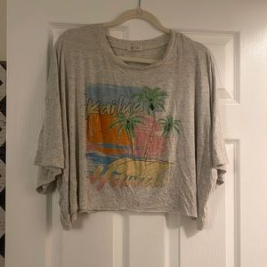 BNWOT Kailua Hawaii cropped t shirt
